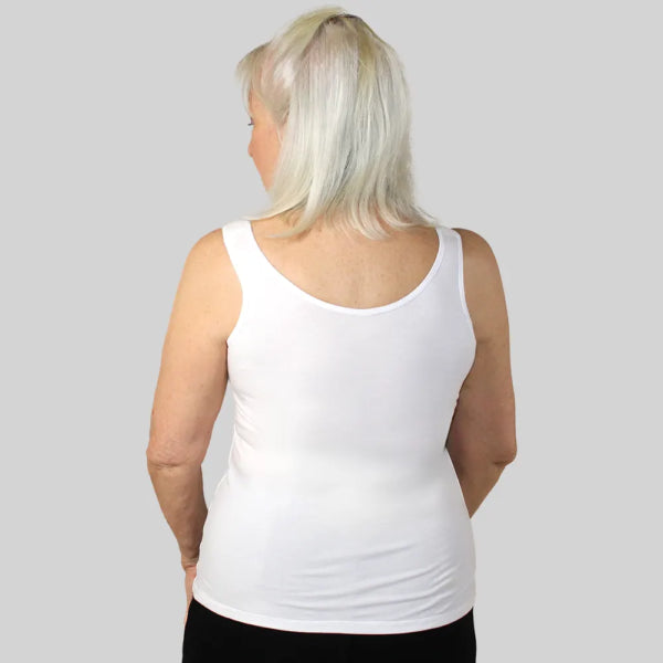 Zip Front Post-Surgical Camisole with Drain Management