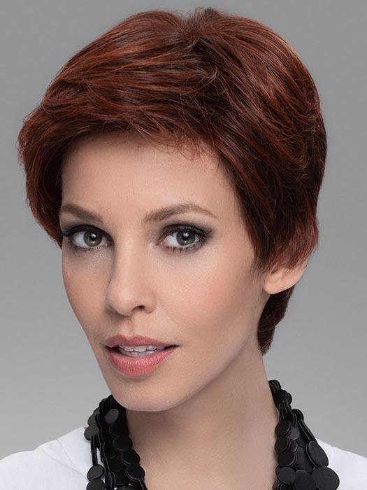 ENCORE by ELLEN WILLE in HOT CHILI MIX | Dark Copper Red, Dark Auburn, and Darkest Brown blend