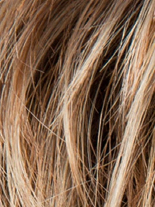 LIGHT BERNSTEIN ROOTED 12.26.27 | Light Auburn, Light Honey Blonde, and Light Reddish Brown blend and Dark Roots
