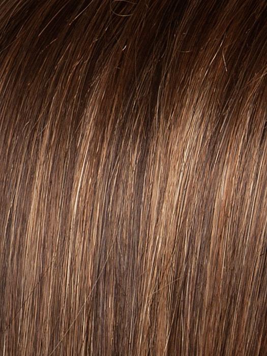 HOT MOCCA ROOTED 830.31.33 | Medium Brown, Light Brown, and Light Auburn Blend with Dark Roots