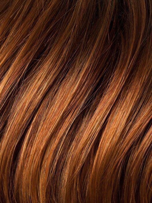 SAFRAN RED ROOTED 130.29.33 | Dark Copper Red, Copper Red, and Light Copper Red Blend with Dark Auburn Roots