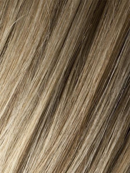 SANDY-BLONDE-ROOTED 24.16.14 | Medium Honey Blonde, Light Ash Blonde, and Lightest Reddish Brown blend with Dark Roots