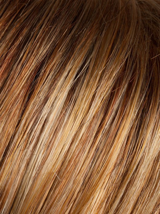 COGNAC ROOTED 31.19.27 | Medium Copper Red, Copper Red, and Butterscotch Blonde Highlights