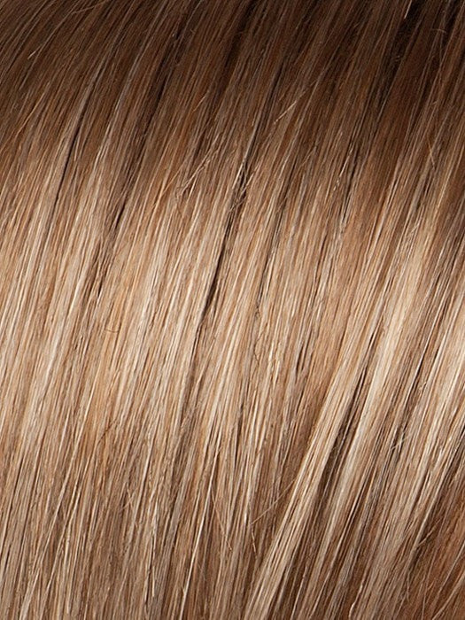 SAND-ROOTED 14.16.22.12 | Light Brown, Medium Honey Blonde, and Light Golden Blonde blend with Dark Roots