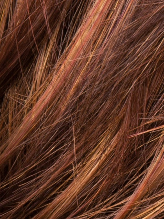 CINNAMON BROWN ROOTED 30.33.4 | Med Auburn Dark Auburn and Dark Brown Mixed