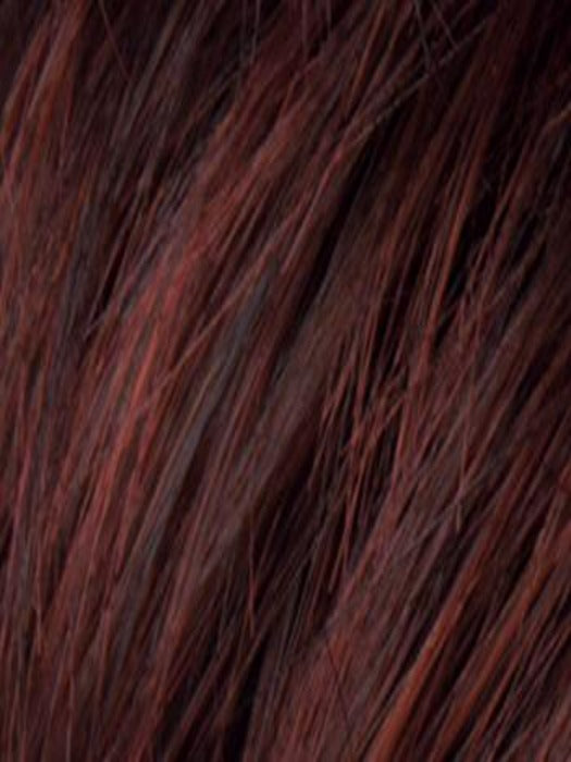 AUBERGINE MIX 131.132.133 | Darkest Brown with hints of Plum at base and Bright Cherry Red and Dark Burgundy Highlights