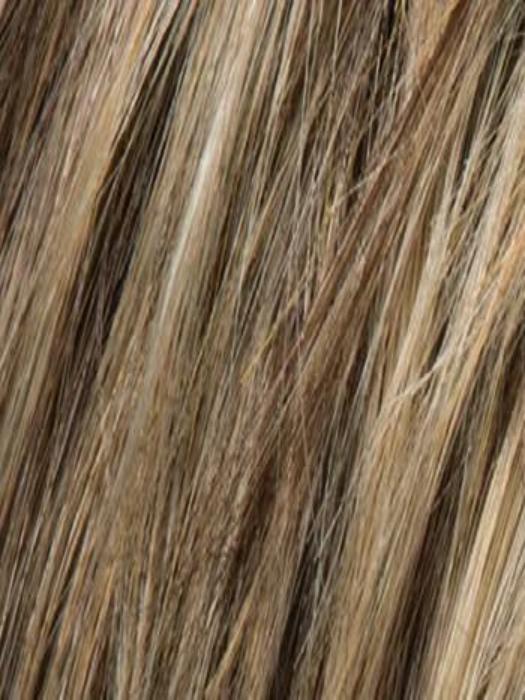 DARK SAND ROOTED 12.14.22 | Light Brown base with Lighest Ash Brown and Medium Honey Blonde blend and Dark Roots