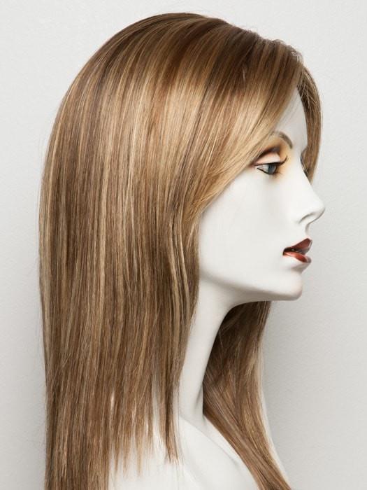 LIGHT BERNSTEIN ROOTED 12.27.26 | Light Auburn, Light Honey Blonde, and Light Reddish Brown blend and Dark Roots