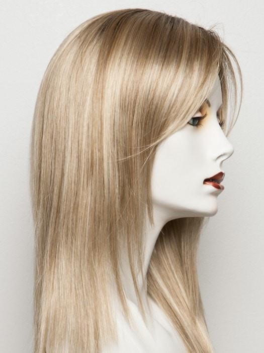 SANDY BLONDE ROOTED 16.22.14 | Medium Honey Blonde, Light Ash Blonde, and Dark Ash Blonde blend with a Darker Roots