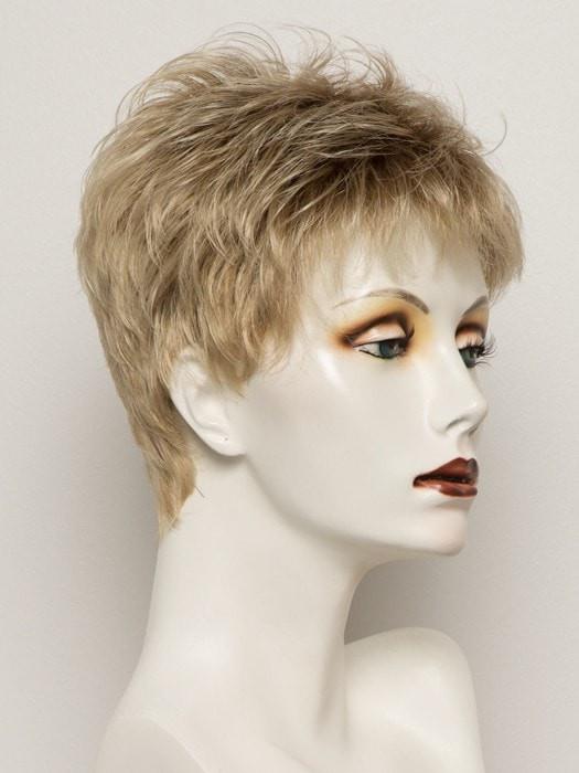 SANDY-BLONDE-ROOTED 24.22.16 | Medium Honey Blonde, Light Ash Blonde, and Lightest Reddish Brown blend with Dark Roots
