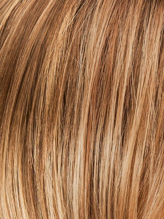 LIGHT BERNSTEIN ROOTED 12.26.27 | Light Auburn, Light Honey Blonde, and Light Reddish Brown blend and Dark Roots
