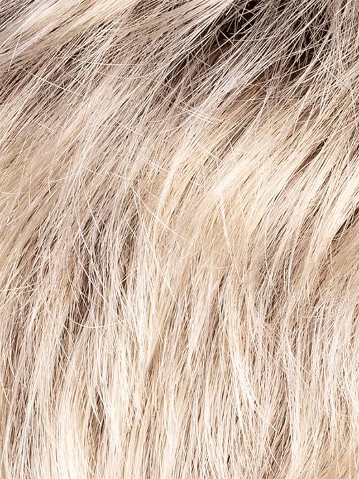 PASTEL BLONDE ROOTED 23.25.24 | Medium Ash Blonde base with Off-White "Pearl" Platinum highlights and Dark Ash Blonde Roots