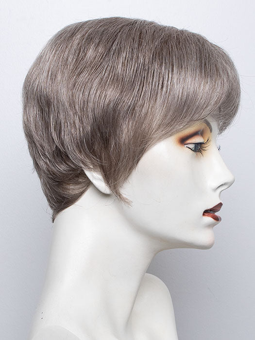 DARK SNOW MIX 48 | Brown w/75% gray blended with dark brown w/75% gray and med brown w/25% gray