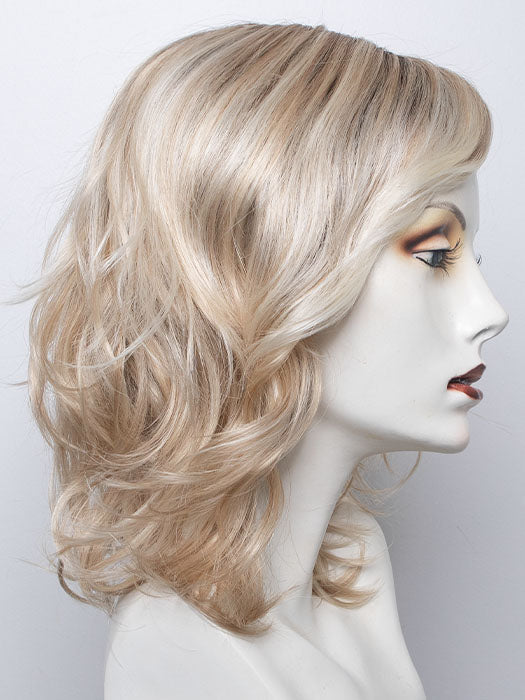 PASTEL BLONDE ROOTED 23.22.26 | Platinum, Dark Ash Blonde, and Medium Honey Blonde blends With Dark Roots