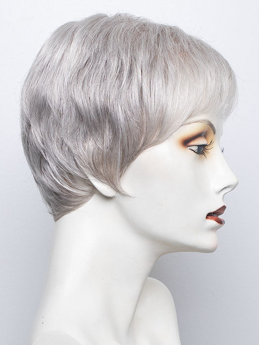 SNOW MIX 60.56 | Pure Silver White with 10% Medium Brown & Silver White with 5% Light Brown blend