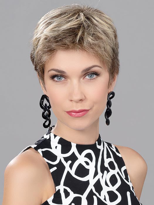 FOCUS by ELLEN WILLE in SAND ROOTED | Dark Golden Blonde mixed with med golden Blonde and Med Beige blonde |