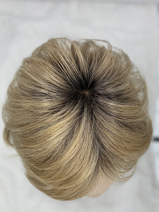 Cap Construction in Sandy Blonde Rooted