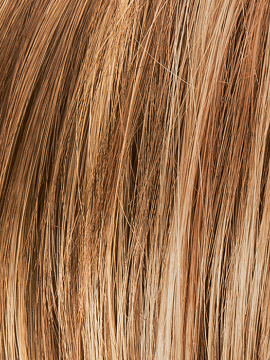 LIGHT BERNSTEIN ROOTED 12.26.27 | Light Auburn, Light Honey Blonde, and Light Reddish Brown blend and Dark Roots