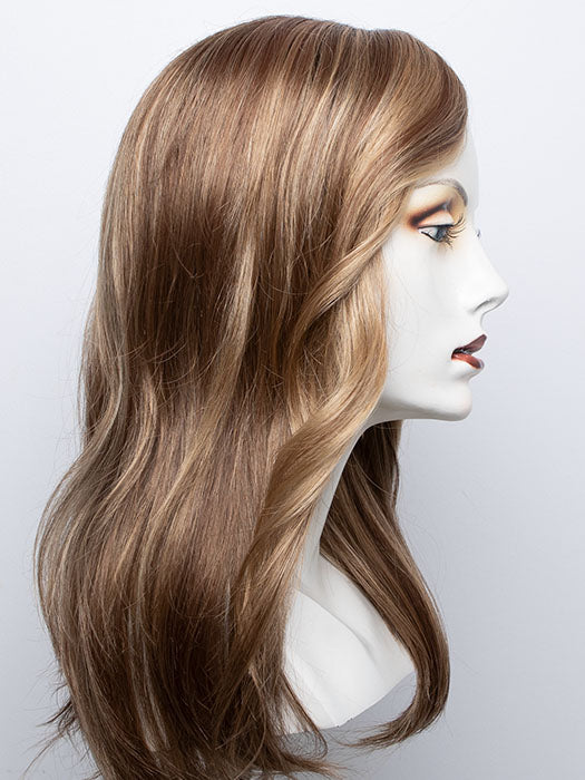 Light-Bernstein-Rooted 12.26.27 | Light Auburn, Light Honey Blonde, and Light Reddish Brown blend and Dark Roots
