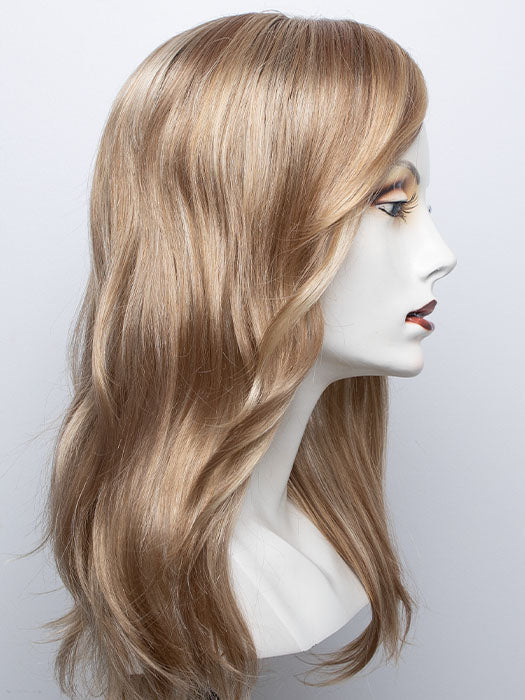 Caramel-Lighted 20.26.19 | Dark Honey Blonde base with Gold Blonde highlights on the top only, darker nape