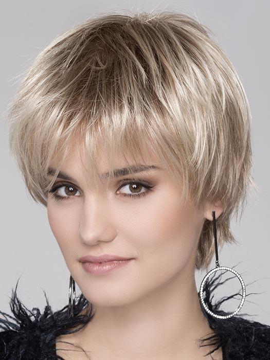 START by ELLEN WILLE in PASTEL BLONDE ROOTED | Platinum, Dark Ash Blonde, and Medium Honey Blonde blends With Dark Roots