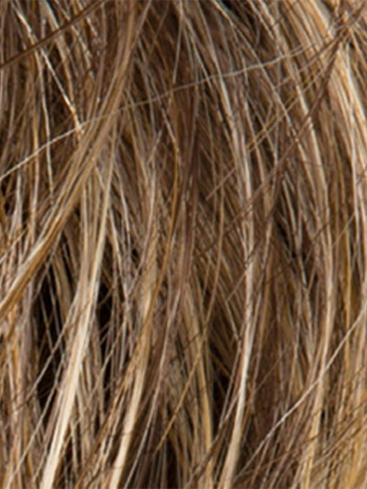 BERNSTEIN ROOTED 12.26.27 | Light Brown base with subtle Light Honey Blonde and Light Butterscotch Blonde highlights and Dark Roots