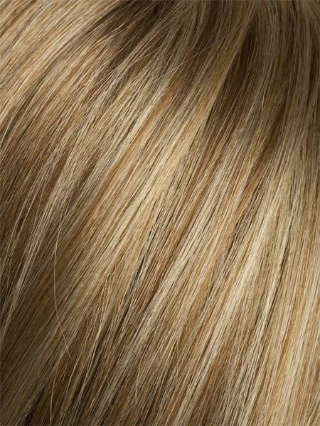 GINGER-ROOTED 26.27.19 | Light Honey Blonde, Light Auburn, and Medium Honey Blonde blend with Dark Roots