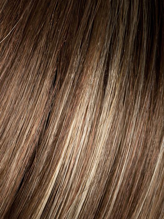 LIGHT BERNSTEIN ROOTED 12.26.27 | Light Brown base with subtle Light Honey Blonde and Light Butterscotch Blonde highlights and Dark Roots