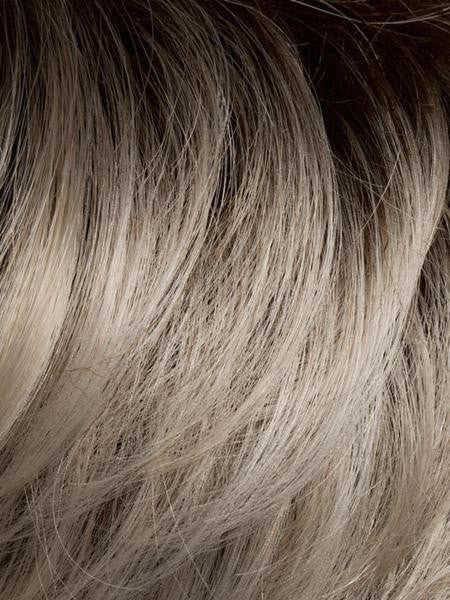 LIGHT-CHAMPAGNE-ROOTED 23.26.25 | Pearl Platinum and Light Golden Blonde Blend with Medium Brown Roots