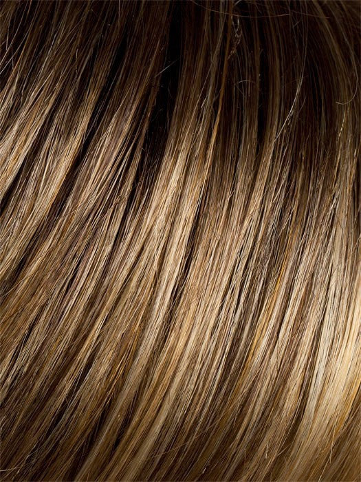 BERNSTEIN ROOTED 12.26.19 | Light Brown base with subtle Light Honey Blonde and Light Butterscotch Blonde highlights and Dark Roots