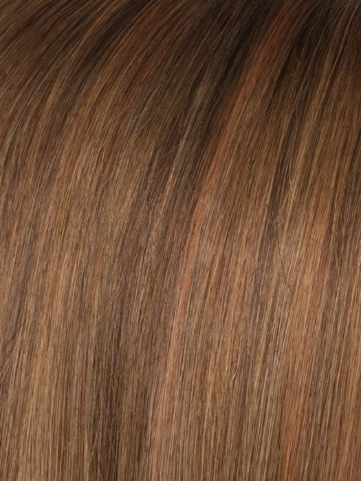 SOFT COPPER ROOTED 31.27.30 | Medium Auburn, Copper Red, and Light Auburn blend with Dark Roots