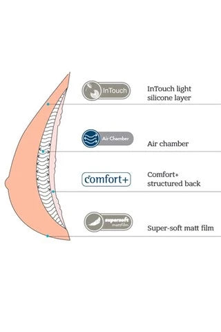 Amoena Adapt Light 3A 376 Breast Form - Ivory