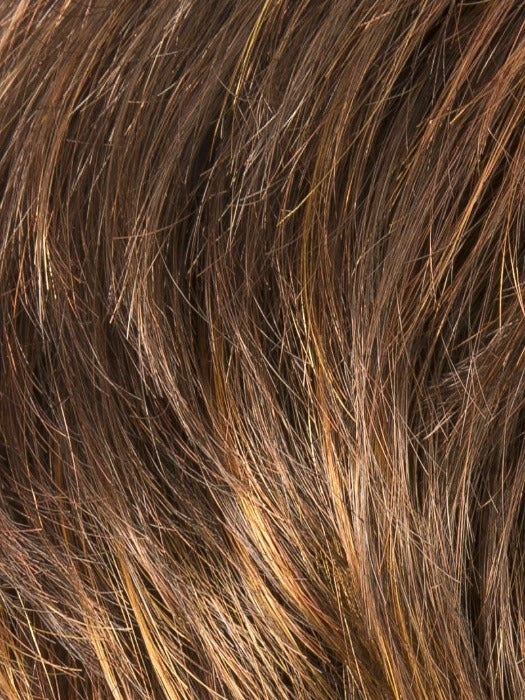 CINNAMON-ROOTED 33.29.31 - Med Auburn Dark Auburn and Dark Brown Mixed with Dark Roots