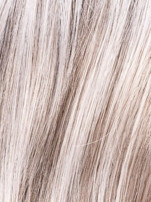 DARK SNOW ROOTED 56.60.48 | Pure Silver White with 10% Medium Brown & Silver White with 5% Light Brown blend with a dark root