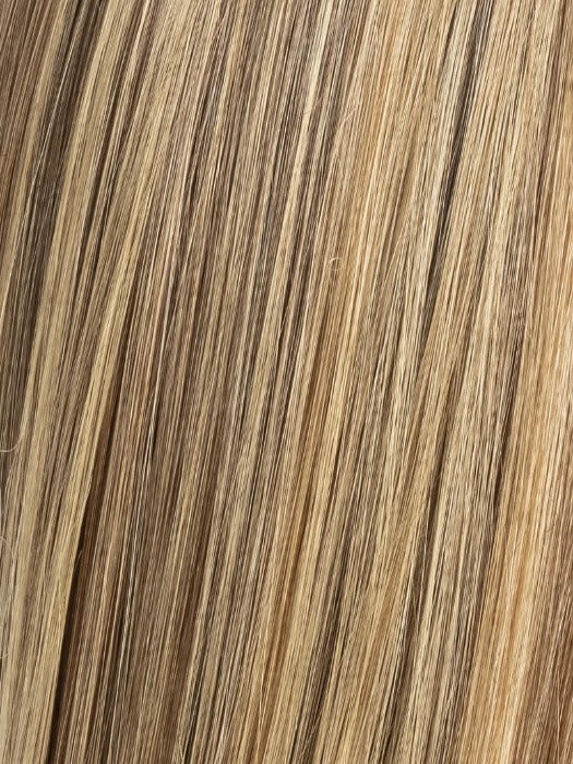 LIGHT BERNSTEIN ROOTED 12.26.27 | Light Auburn, Light Honey Blonde, and Light Reddish Brown blend and Dark Roots