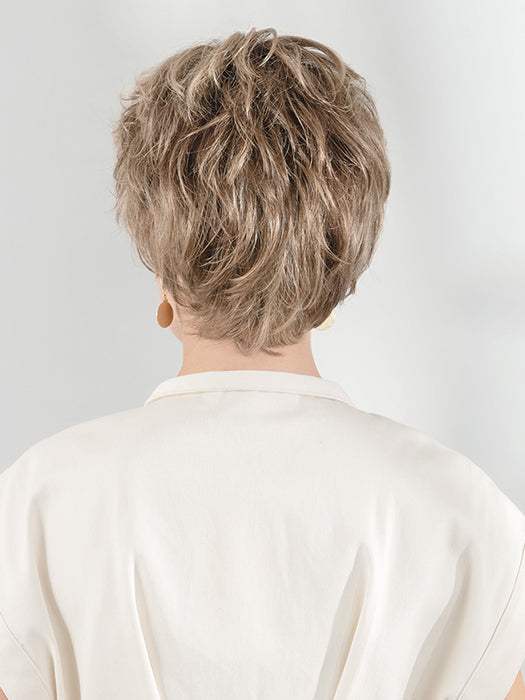 CHARME by ELLEN WILLE in TOBACCO ROOTED 12.27.26 | Medium Brown base with Light Golden Blonde highlights and Light Auburn lowlights and Dark Roots