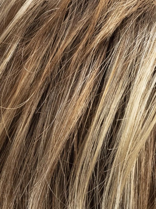 LIGHT BERNSTEIN ROOTED 830.26.12 | Light Auburn, Light Honey Blonde, and Light Reddish Brown blend and Dark Roots