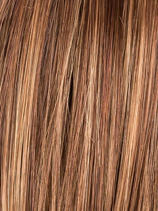 CHOCOLATE ROOTED  830.27.6 | Medium to Dark Brown base with Light Reddish Brown highlights and Dark Roots