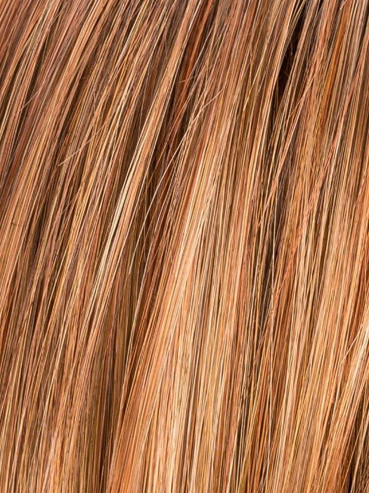 SAFRAN BROWN ROOTED 30.28.27 | Medium Auburn, copper Red and light auburn blend with Med Auburn Roots