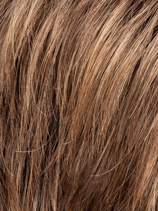 MOCCA ROOTED  830.12.6 | Medium Brown, Light Brown, and Light Auburn blend and Dark Roots