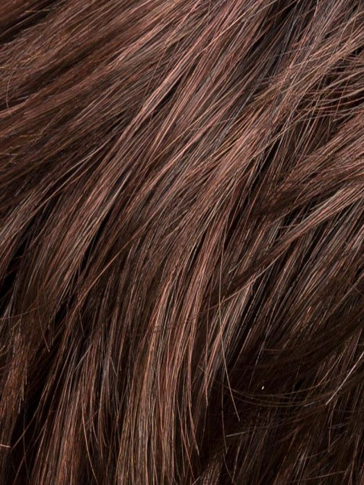 DARK CHOCOLATE ROOTED - 4.33.2 | Dark Brown base with Light Reddish Brown highlights with Dark Roots