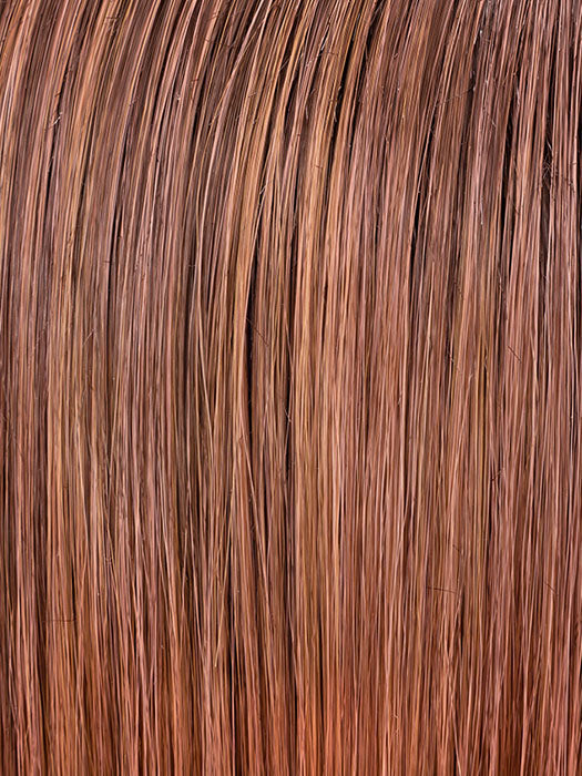 ROSEWOOD ROOTED | Medium Dark Brown Roots that Melt into a Mixture of Saddle Brown and Terra-Cotta Tones