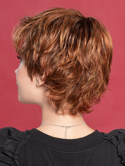 OPEN by ELLEN WILLE in SAFRAN RED ROOTED 29.28.33 | Medium Auburn, copper Red and light auburn blend with Med Auburn Roots