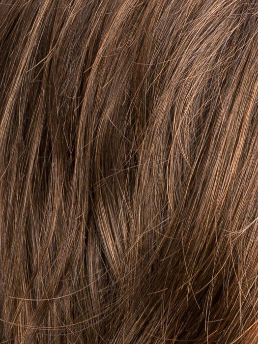 CHOCOLATE ROOTED - 6.30.4 | Medium to Dark Brown base with Light Reddish Brown highlights and Dark Roots